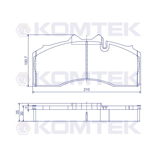 Klocki hamulcowe Premium HD BPW