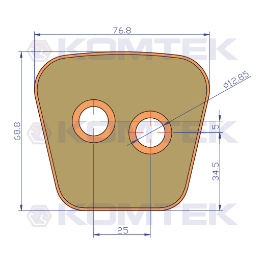 GB137 Spiek ceramiczny Miba GBB VALEO742544 3,8